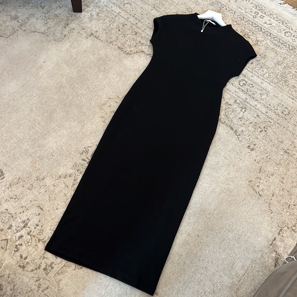 Zara Black Midi Dress